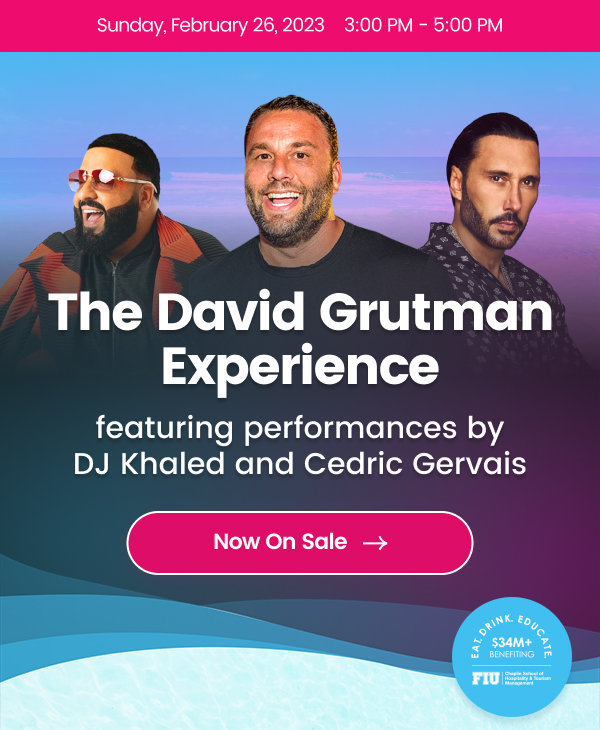 Story 1 - The David Grutman Experience
