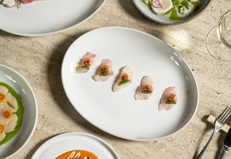 Hamachi Crudo