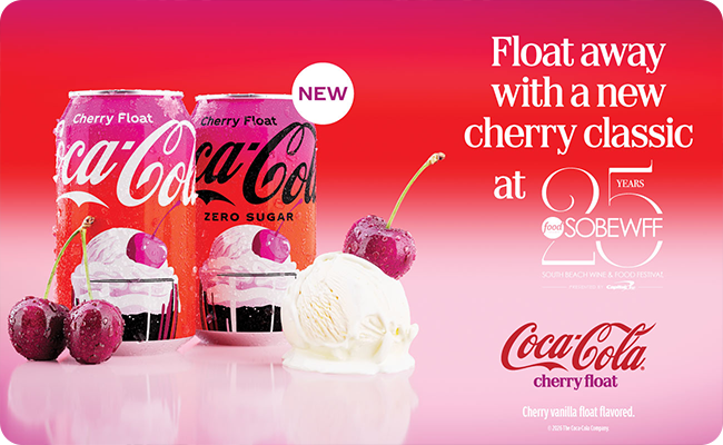 New! Coca-Cola Cherry Float