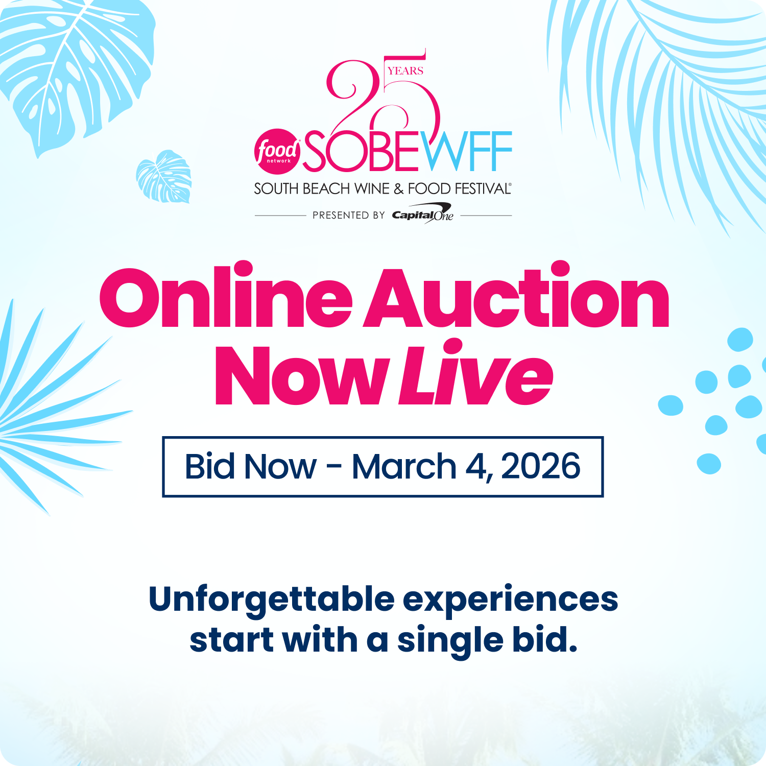 Festival Auction Is Live ?