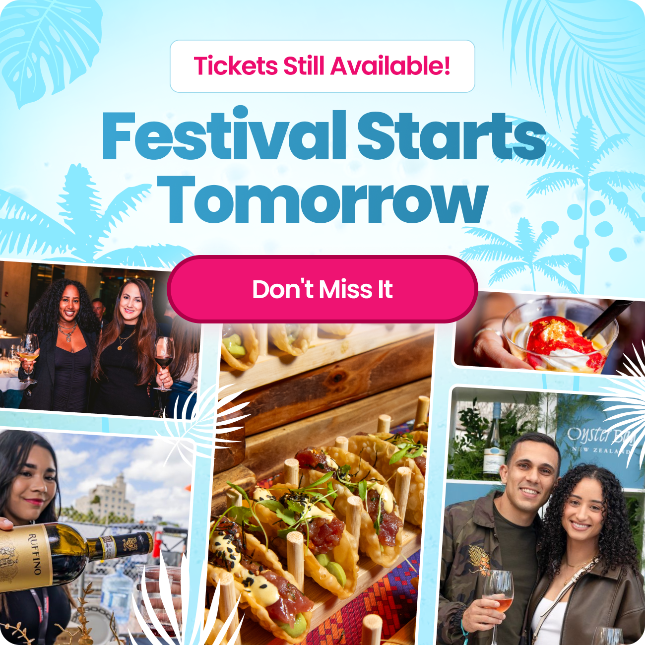 Festival Kicks Off Tomorrow ?