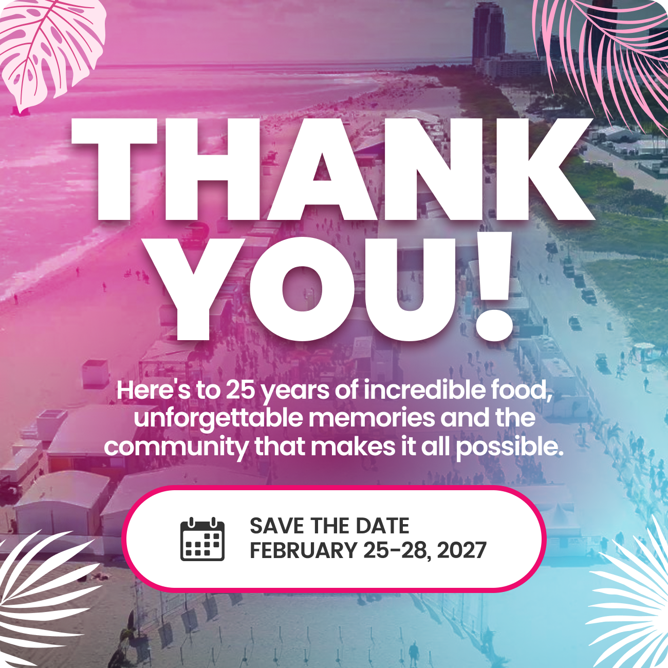 That’s A Wrap! Thank You, Miami. ?