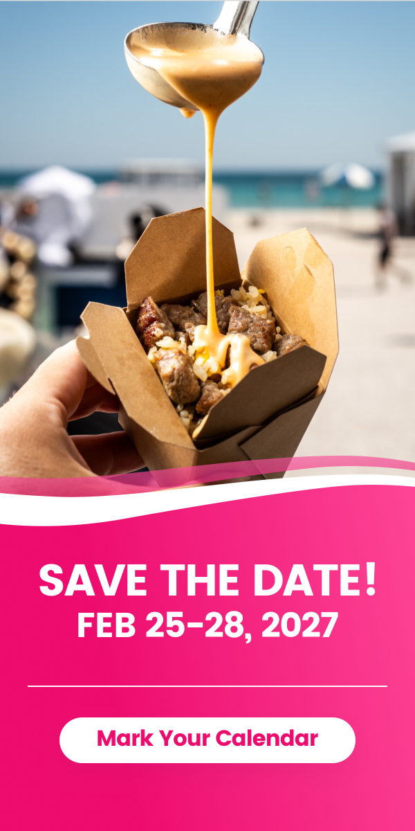 Save the Date SOBEWFF 2027 Sidebar 3
